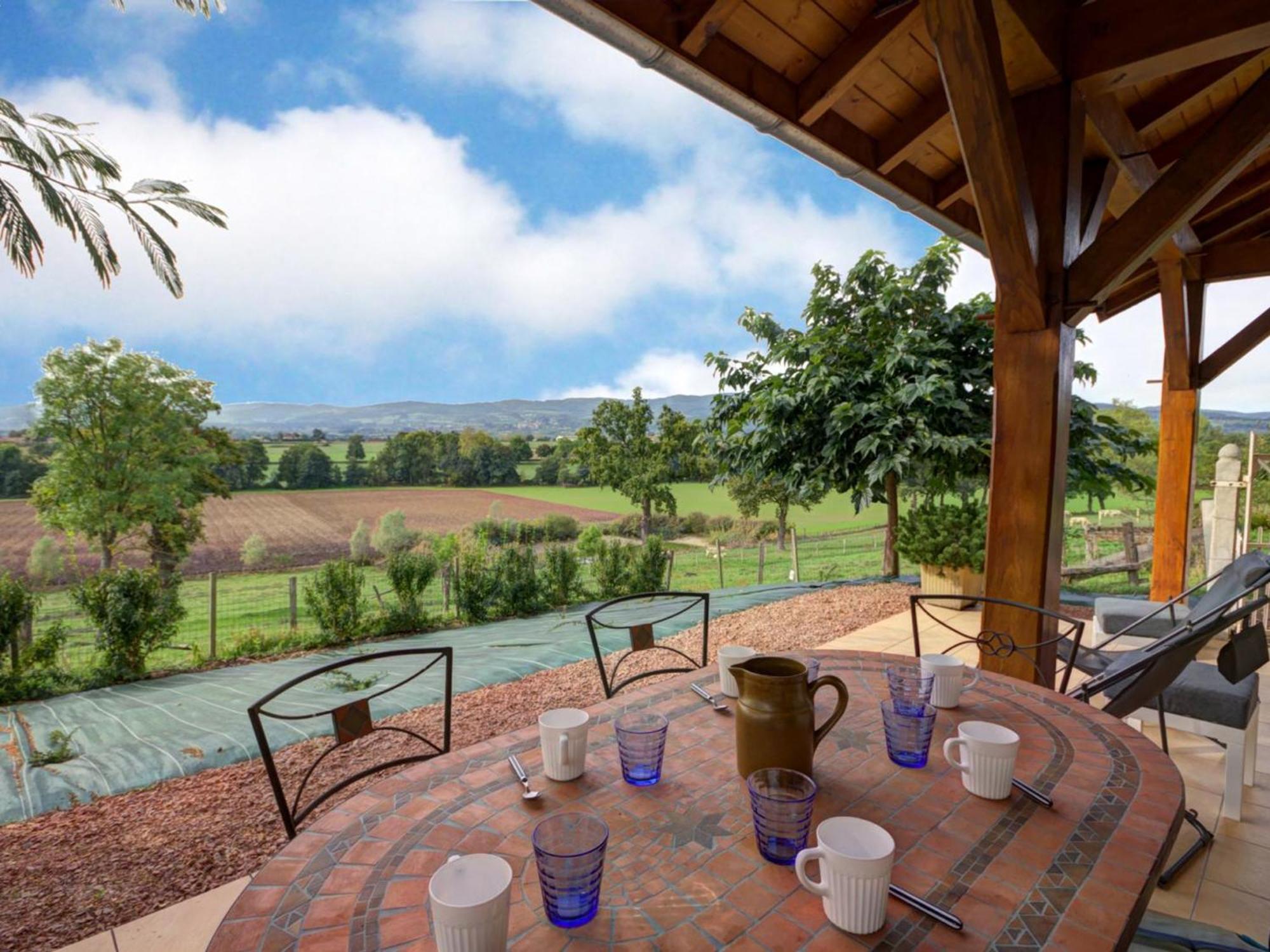 Gite Cosy Avec Poele, Terrasse Et Jardin Prive A Saint-Forgeux-Lespinasse - Fr-1-496-37 Buitenkant foto